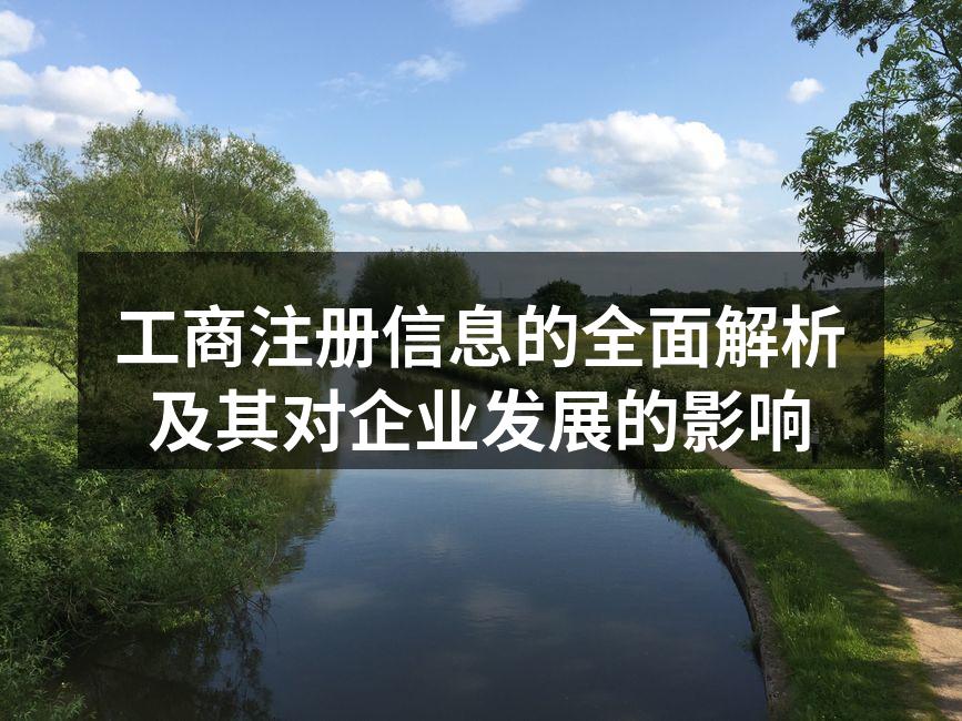 工商注册信息的全面解析及其对企业发展的影响