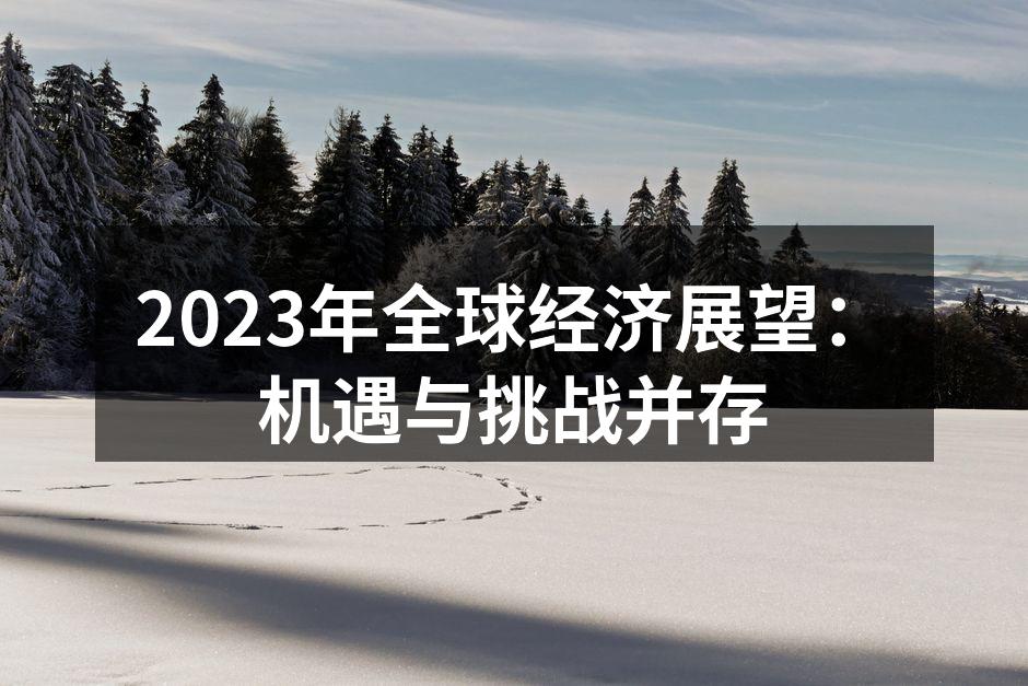 全球经济复苏的前景